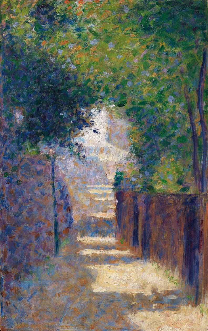 Rue St. Vincent in primavera, c.1884 da Georges Seurat