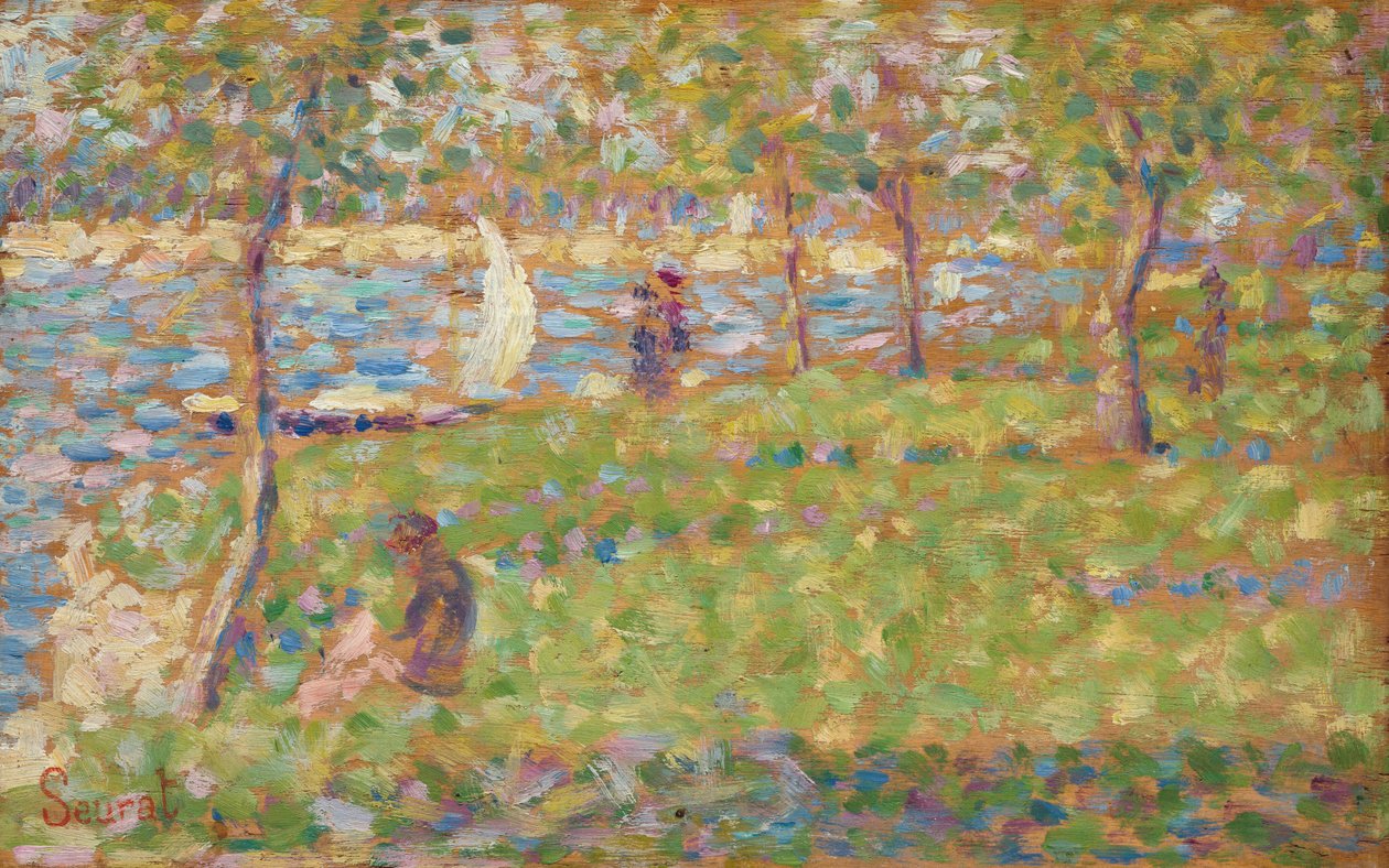 Studio per "La Grande Jatte" da Georges Seurat