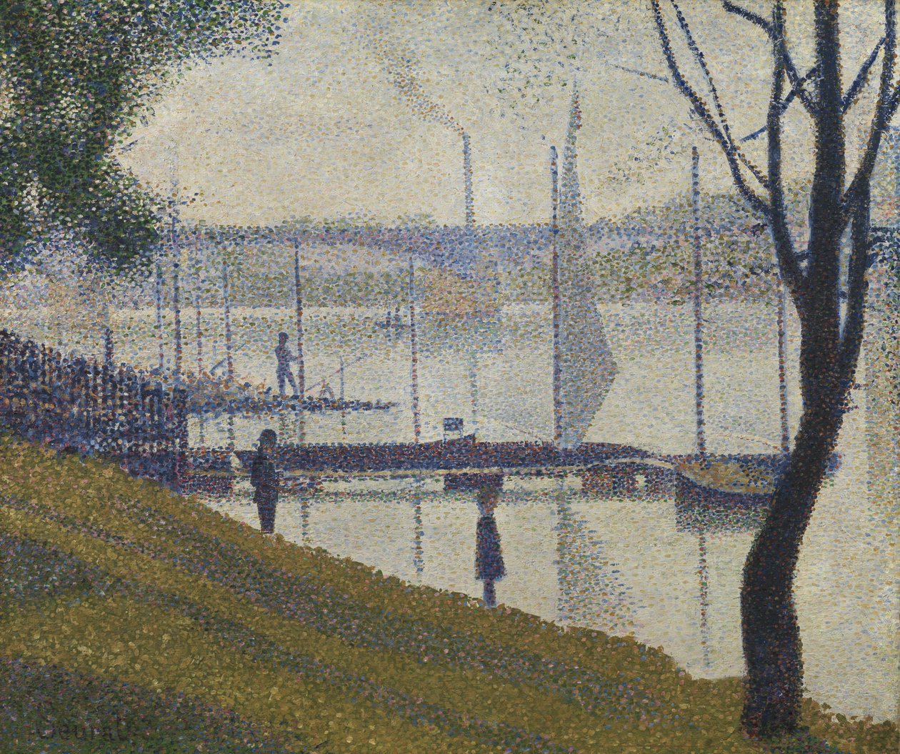 Il ponte a Courbevoie, 1886-87 da Georges Seurat