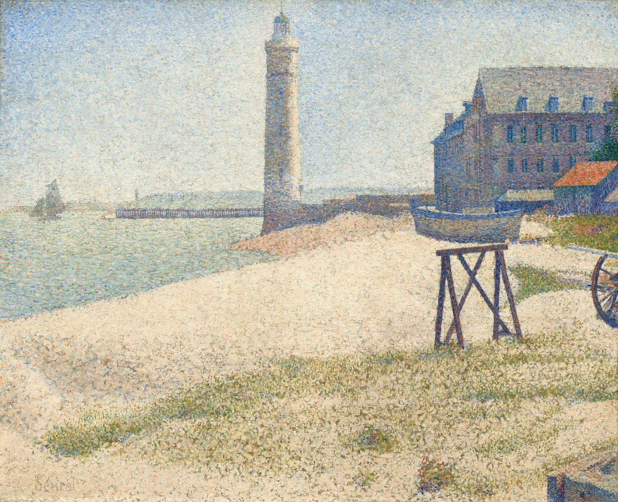 Il faro di Honfleur da Georges Seurat