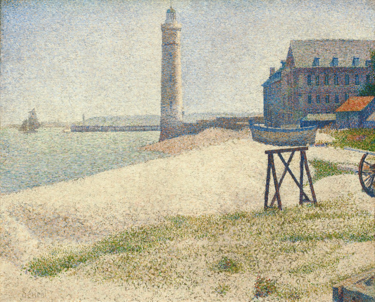 Il Faro a Honfleur, 1886 da Georges Seurat