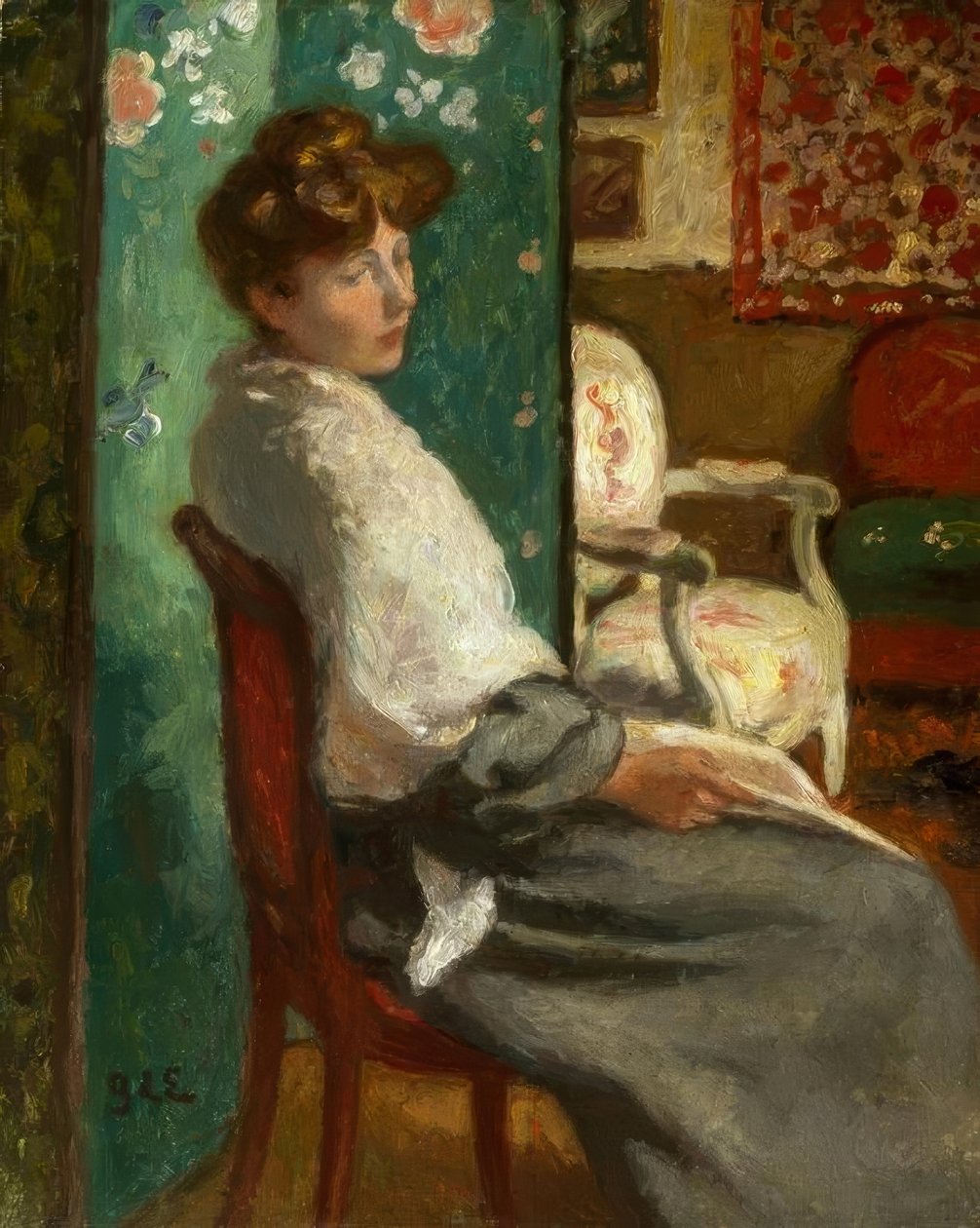 Donna seduta da Georges d Espagnat