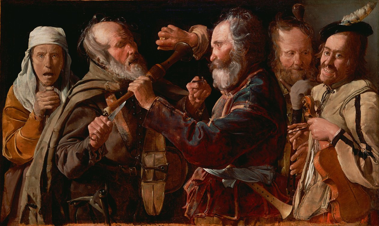 Rissa di musicisti da Georges de La Tour
