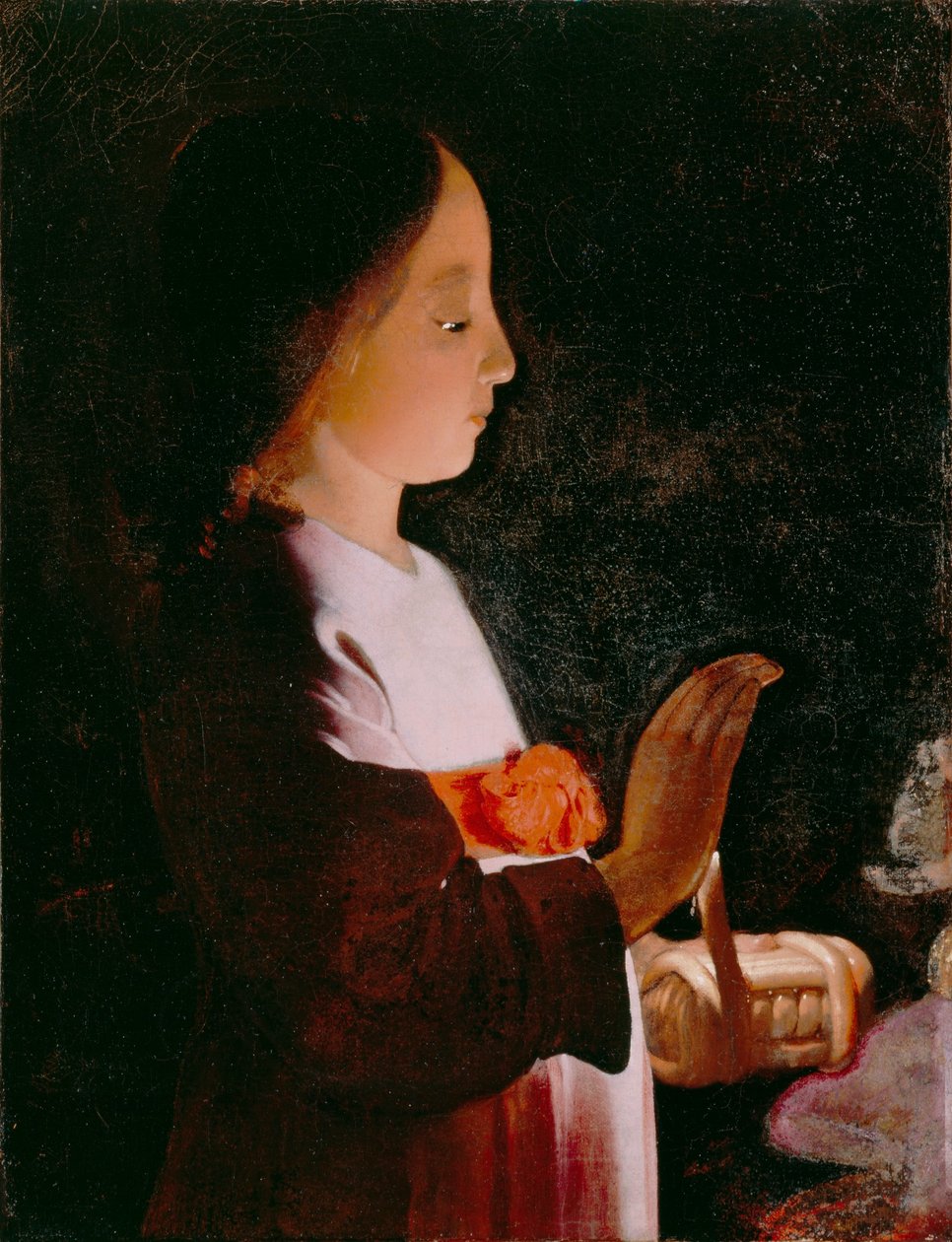 Giovane Vergine Maria da Georges de La Tour