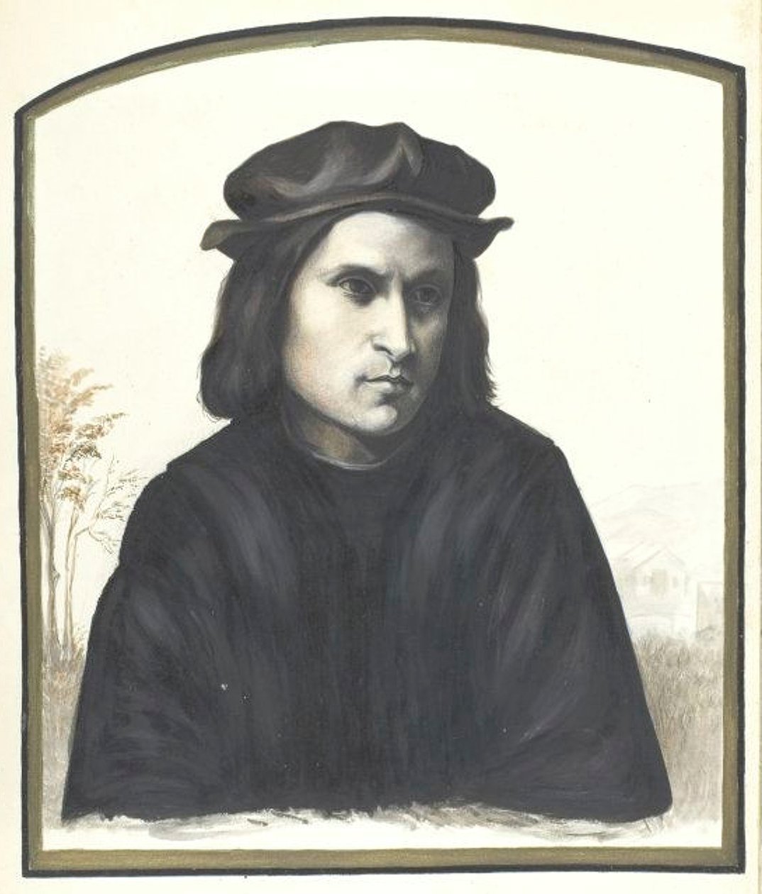 Senza titolo [uomo in abito rinascimentale], 1855-68 da Georgina Cowper
