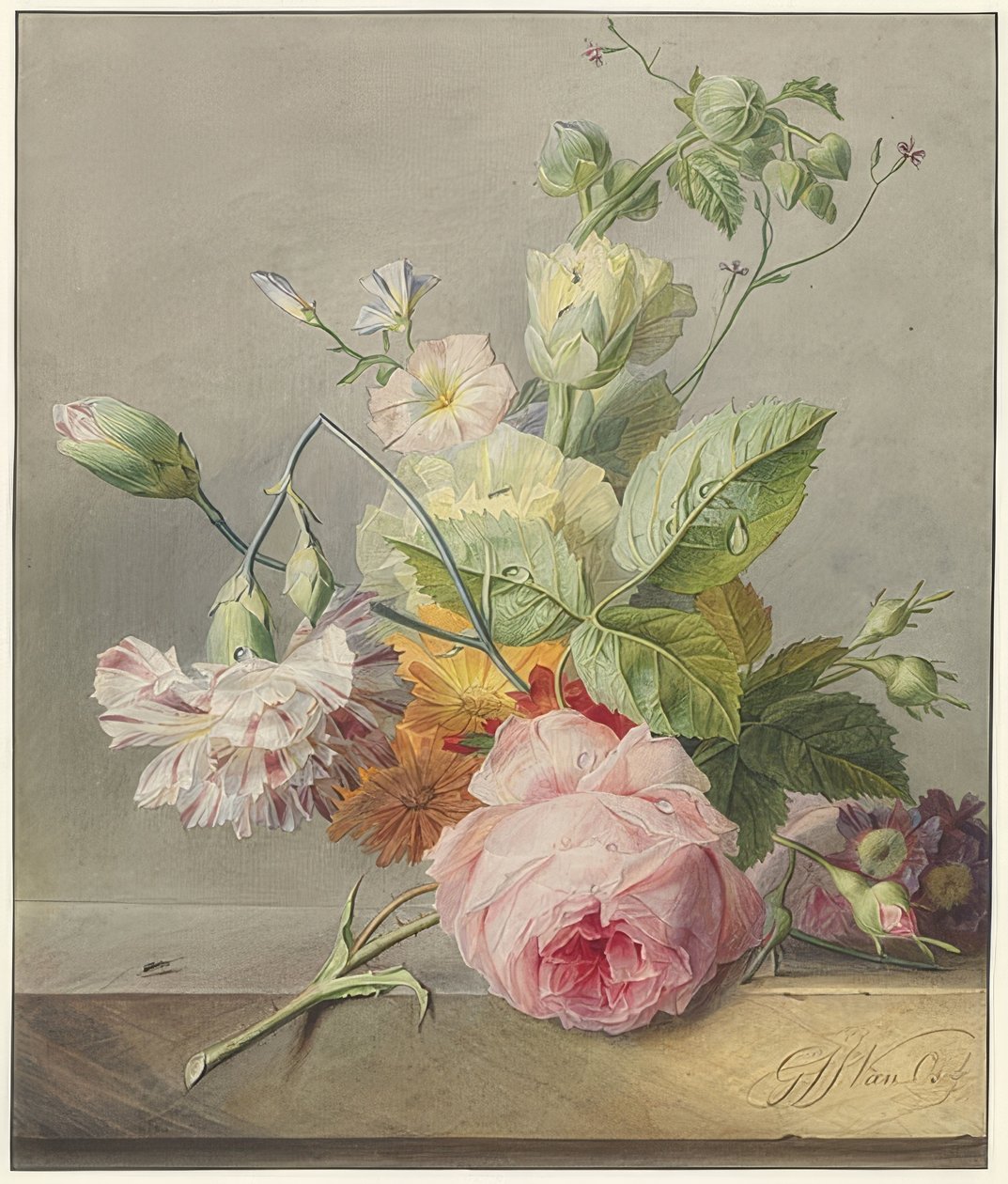 Natura morta con fiori da Georgius Jacobus Johannes van Os