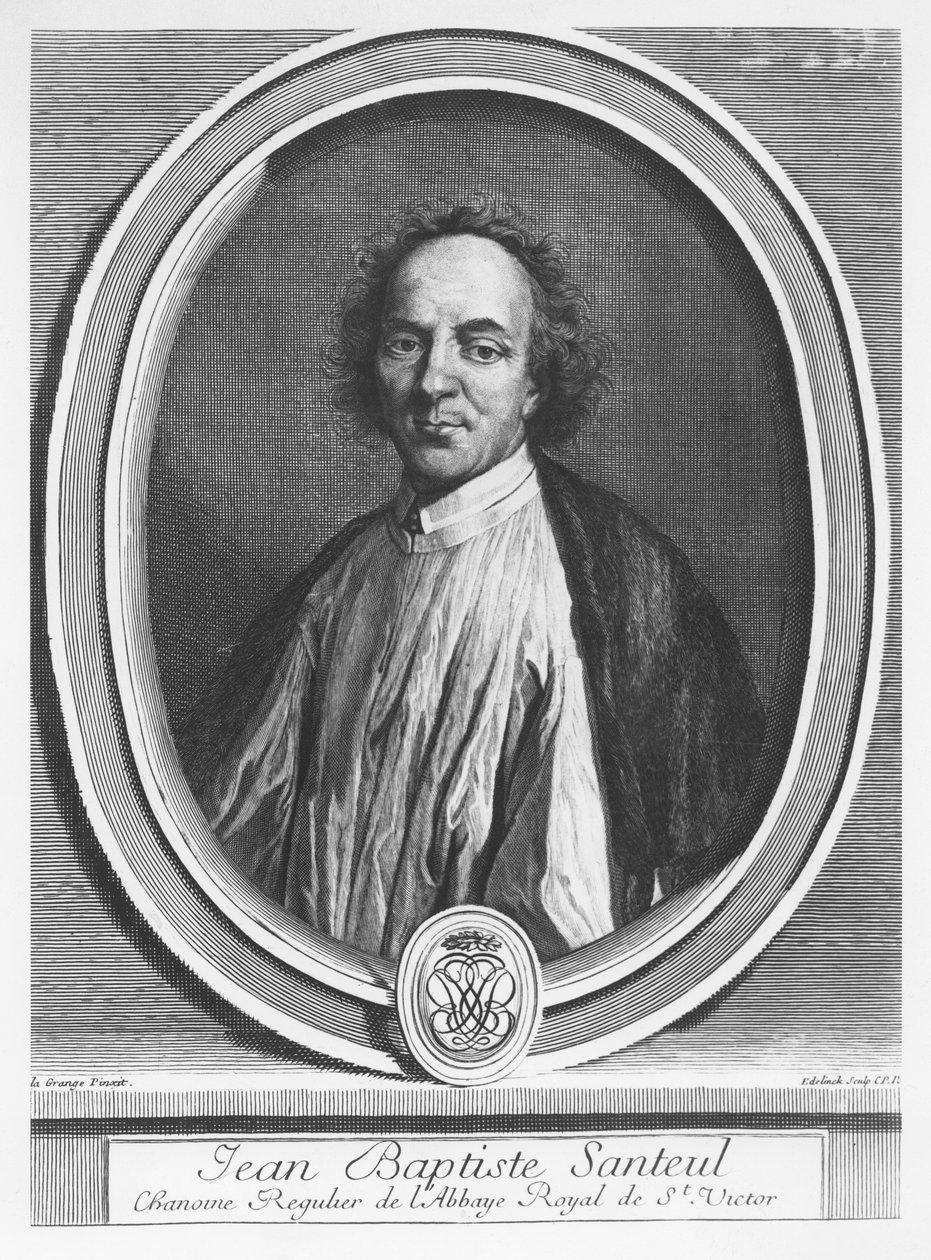 Ritratto di Jean-Baptiste de Santeul da Gérard Edelinck