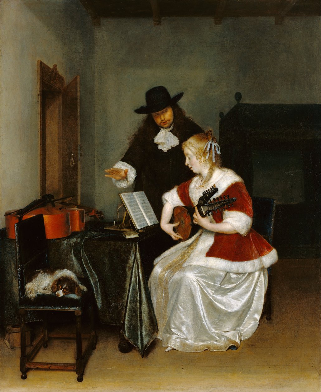 La lezione di musica da Gerard ter Borch
