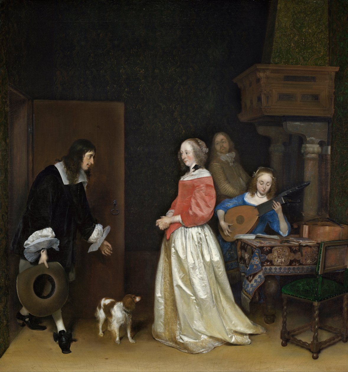 La visita dei pretendenti da Gerard ter Borch