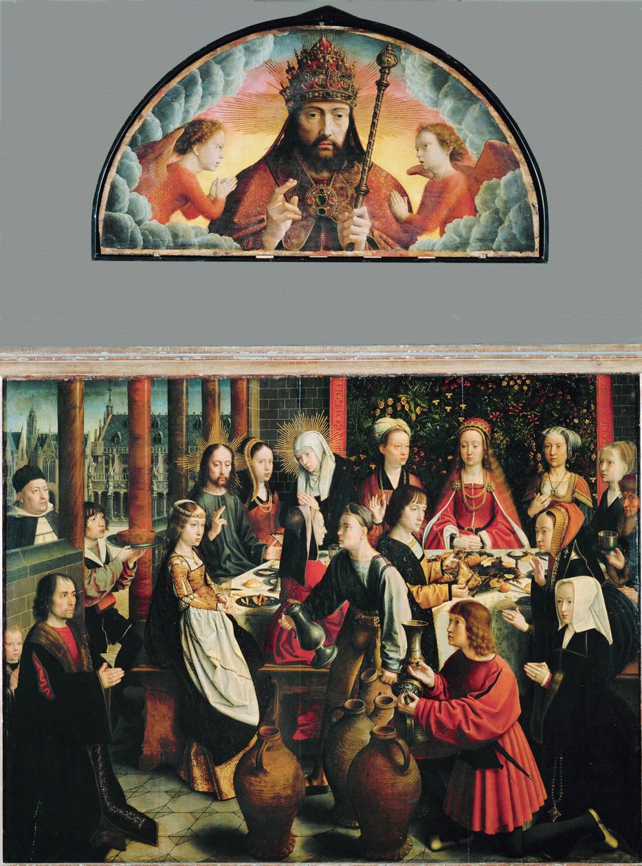 Il matrimonio a Cana ... da Gerard David