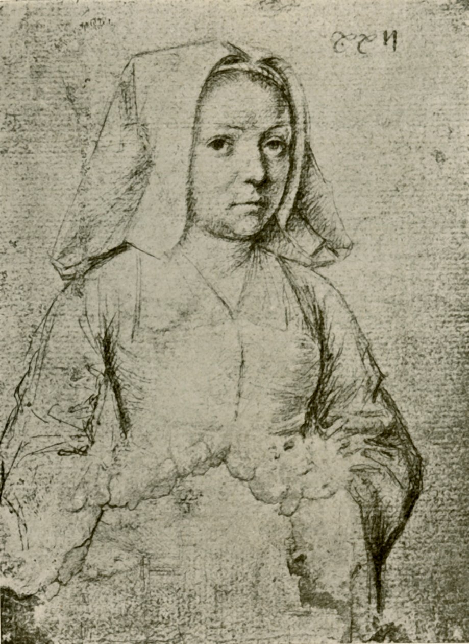 Giovane donna, fine XV-inizio XVI secolo, 1908 da Gerard David