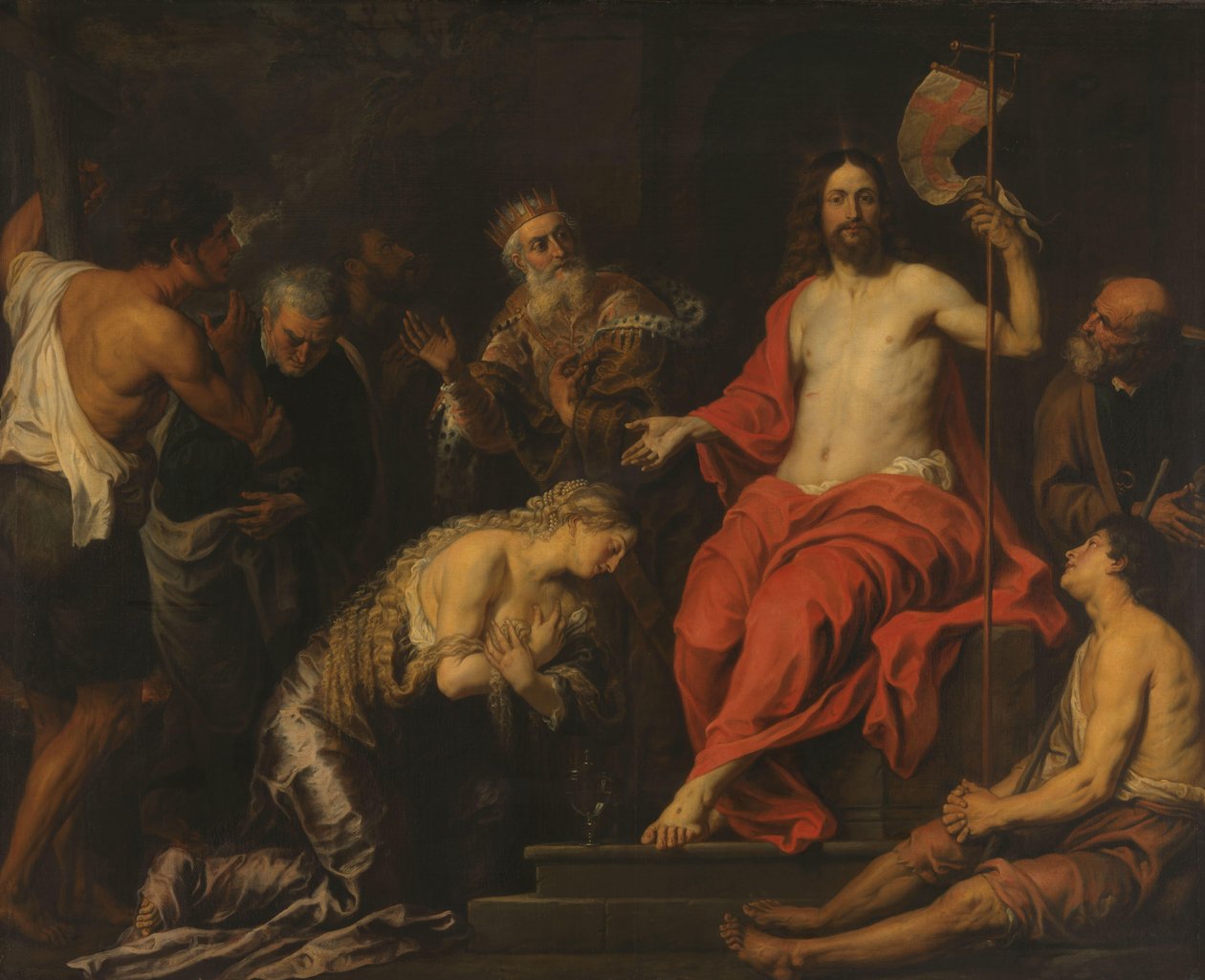 Cristo e i peccatori penitenti da Gerard Seghers