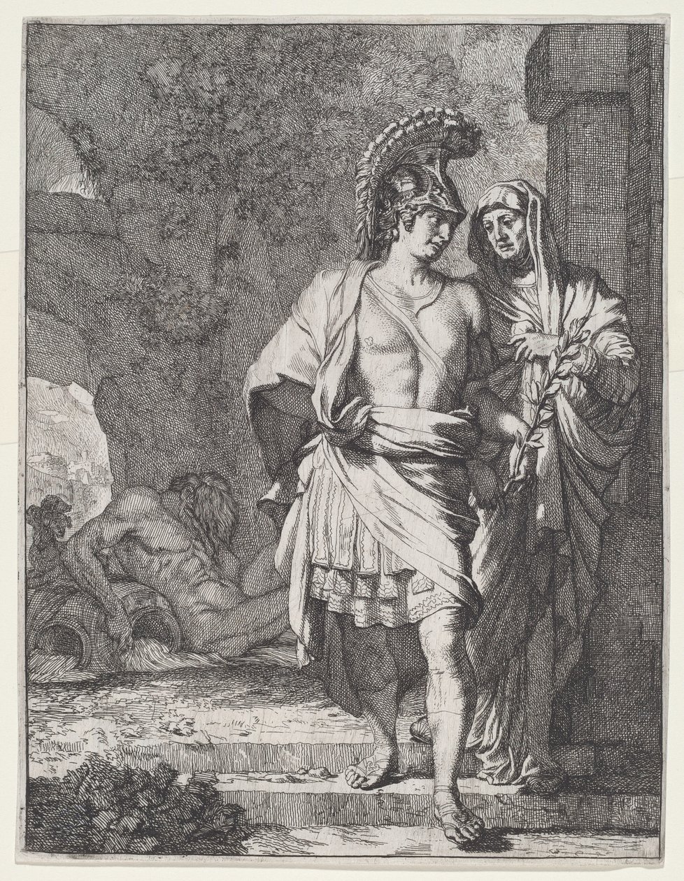 Enea e la Sibilla da Gerard de Lairesse