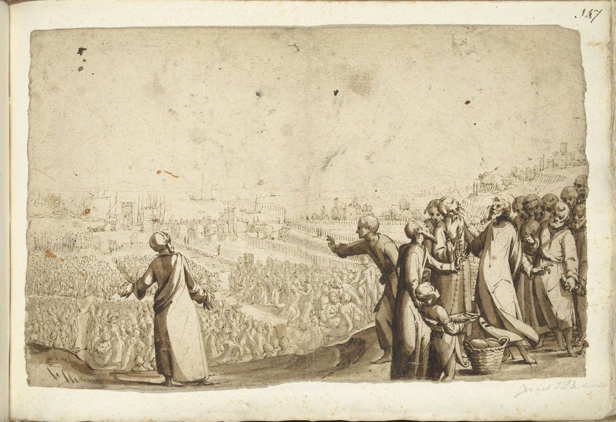 Cristo nutre la moltitudine da Gerard ter Borch (I)