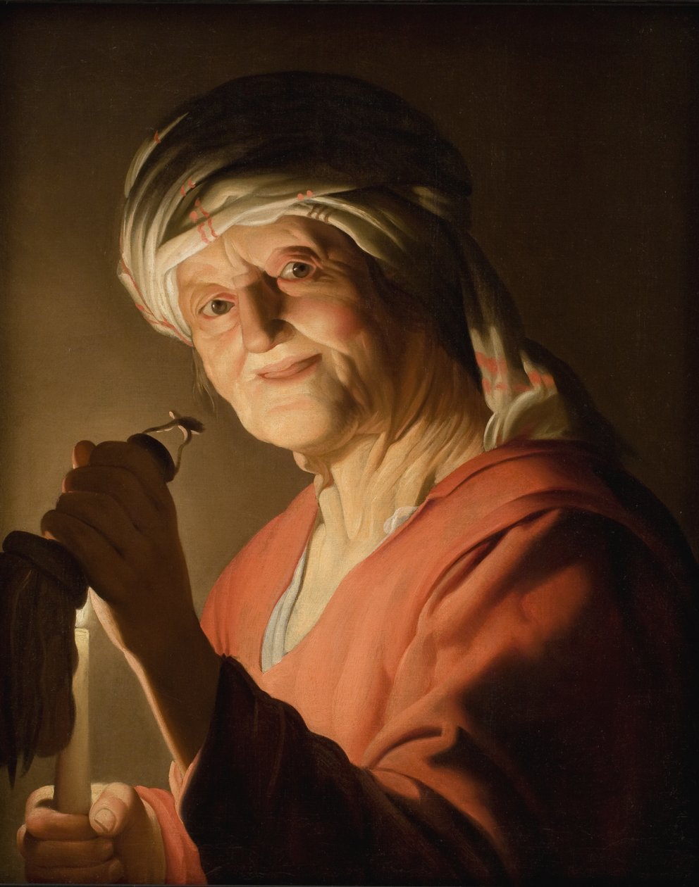Una vecchia donna da Gerard van Honthorst