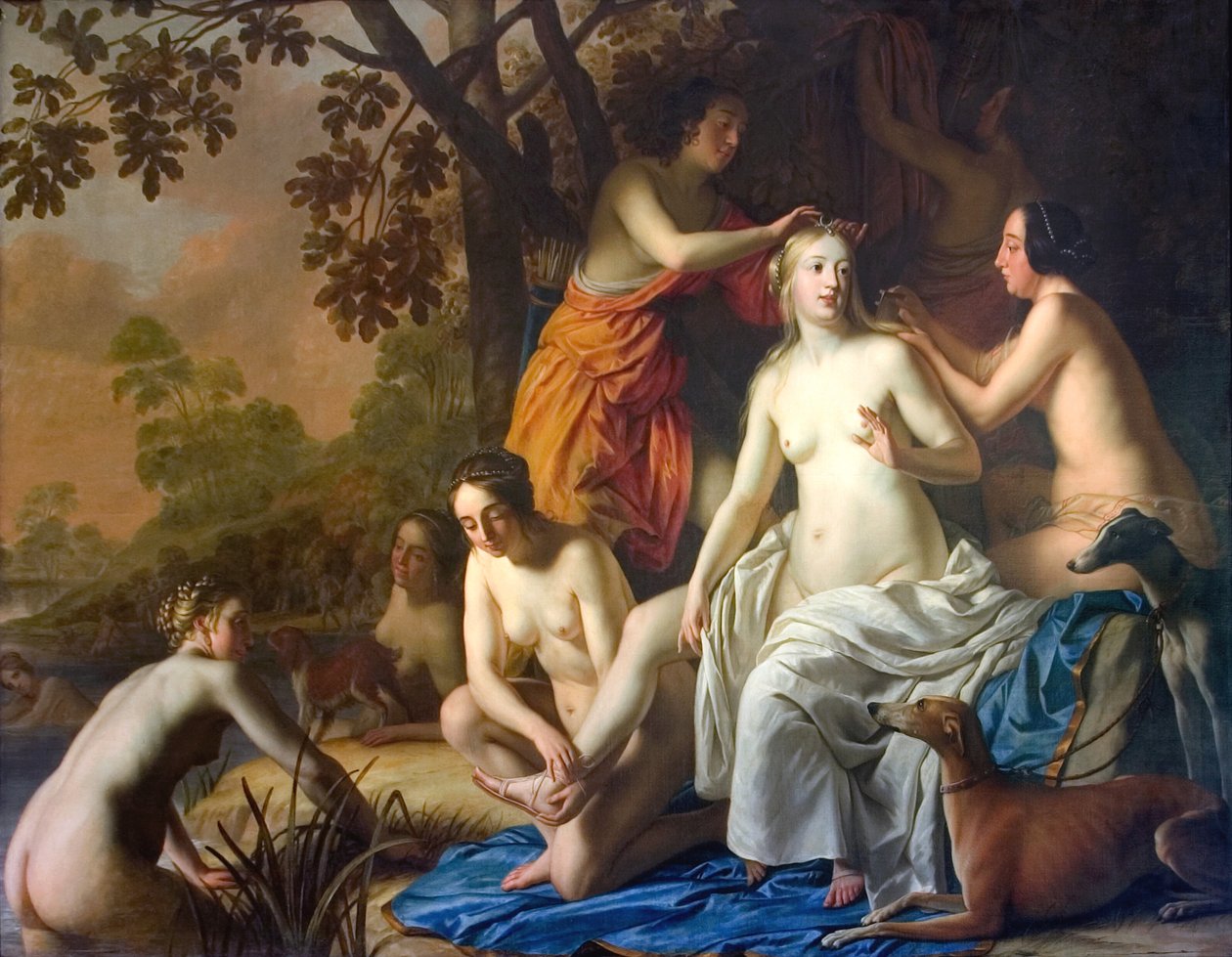 Diana con le sue ninfe da Gerard van Honthorst