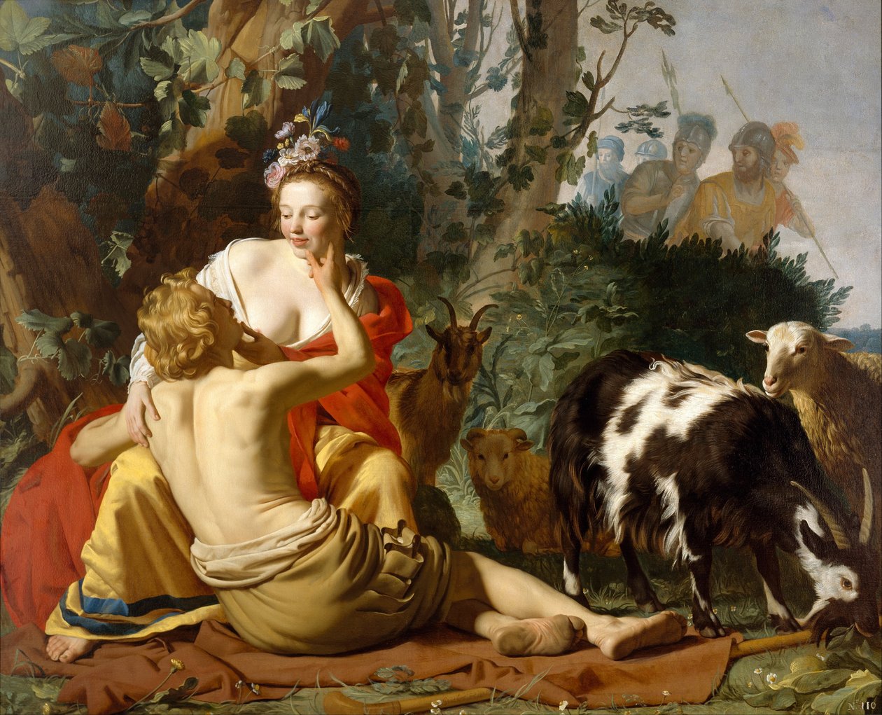 Granida e Daifilo da Gerard van Honthorst