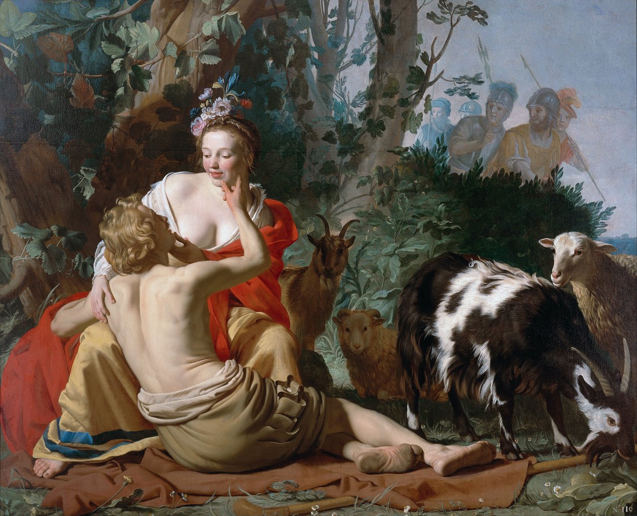Granida e Daifilo da Gerard van Honthorst