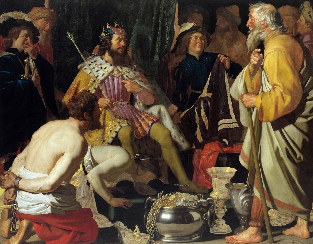 Solone e Creso da Gerard van Honthorst