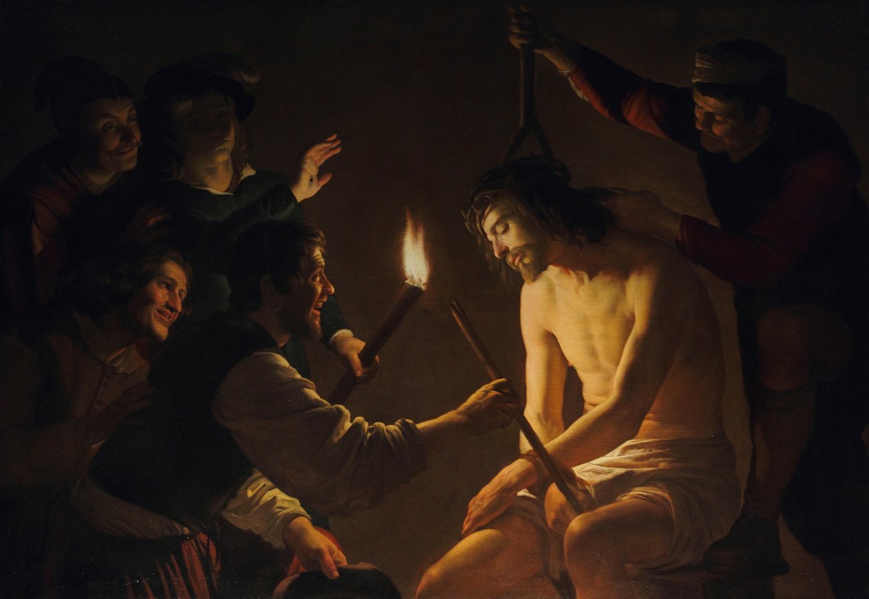 Il dileggio di Cristo da Gerard van Honthorst