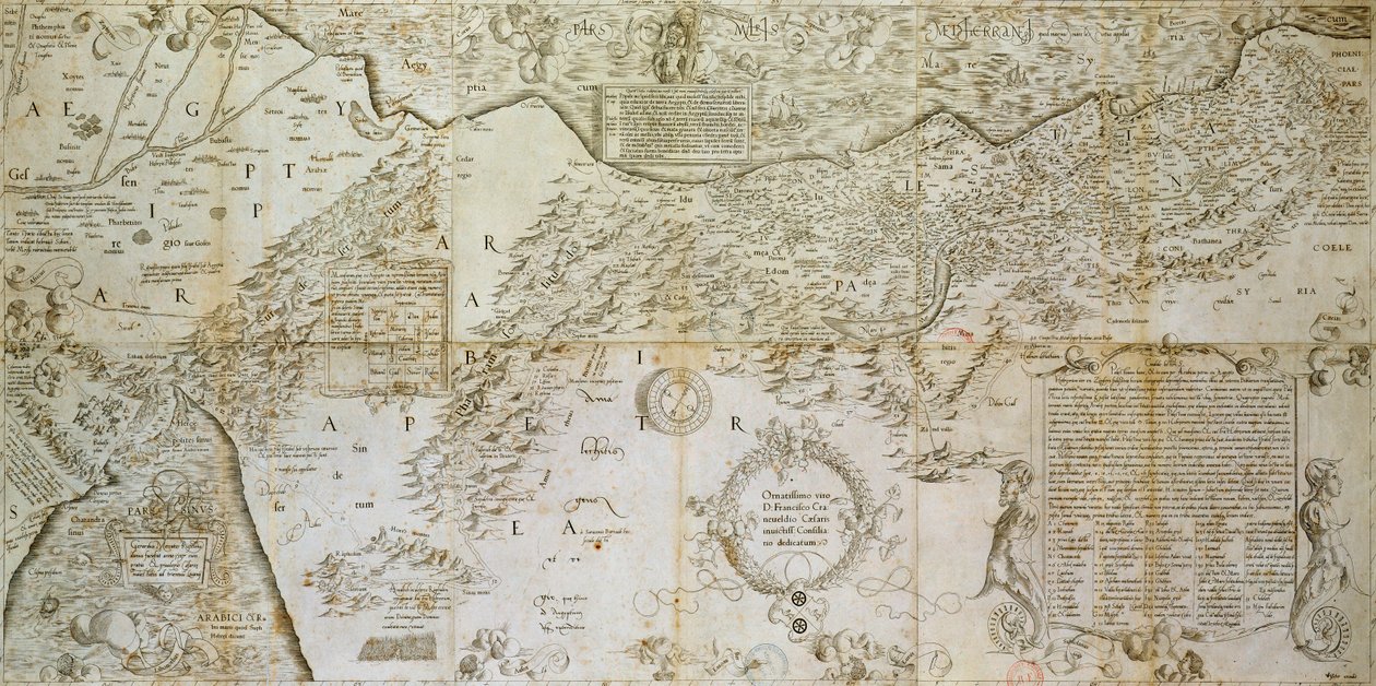 Amplissima Terrae Sanctae descripto ad utriusque testamenti intelligentiam da Gerardus Mercator