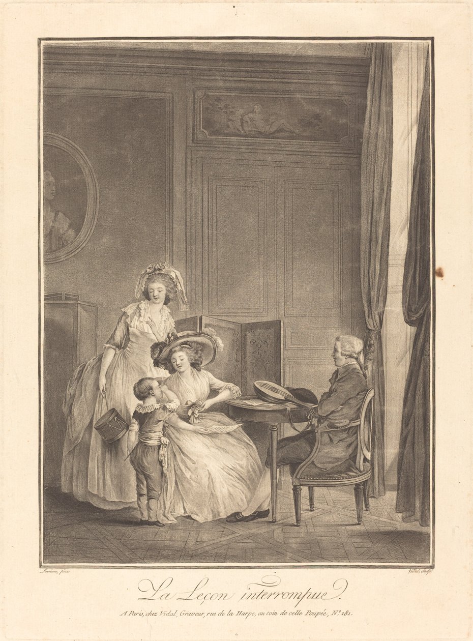 La lezione interrotta da Geraud Vidal after Nicolas Lavreince