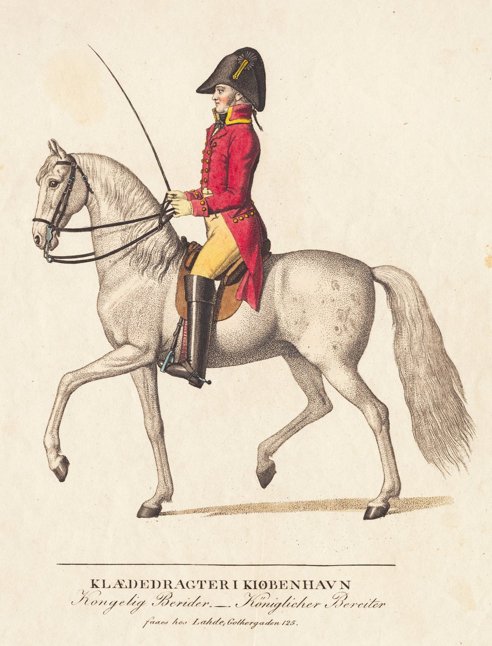Cavaliere reale da Gerhard Ludvig Lahde
