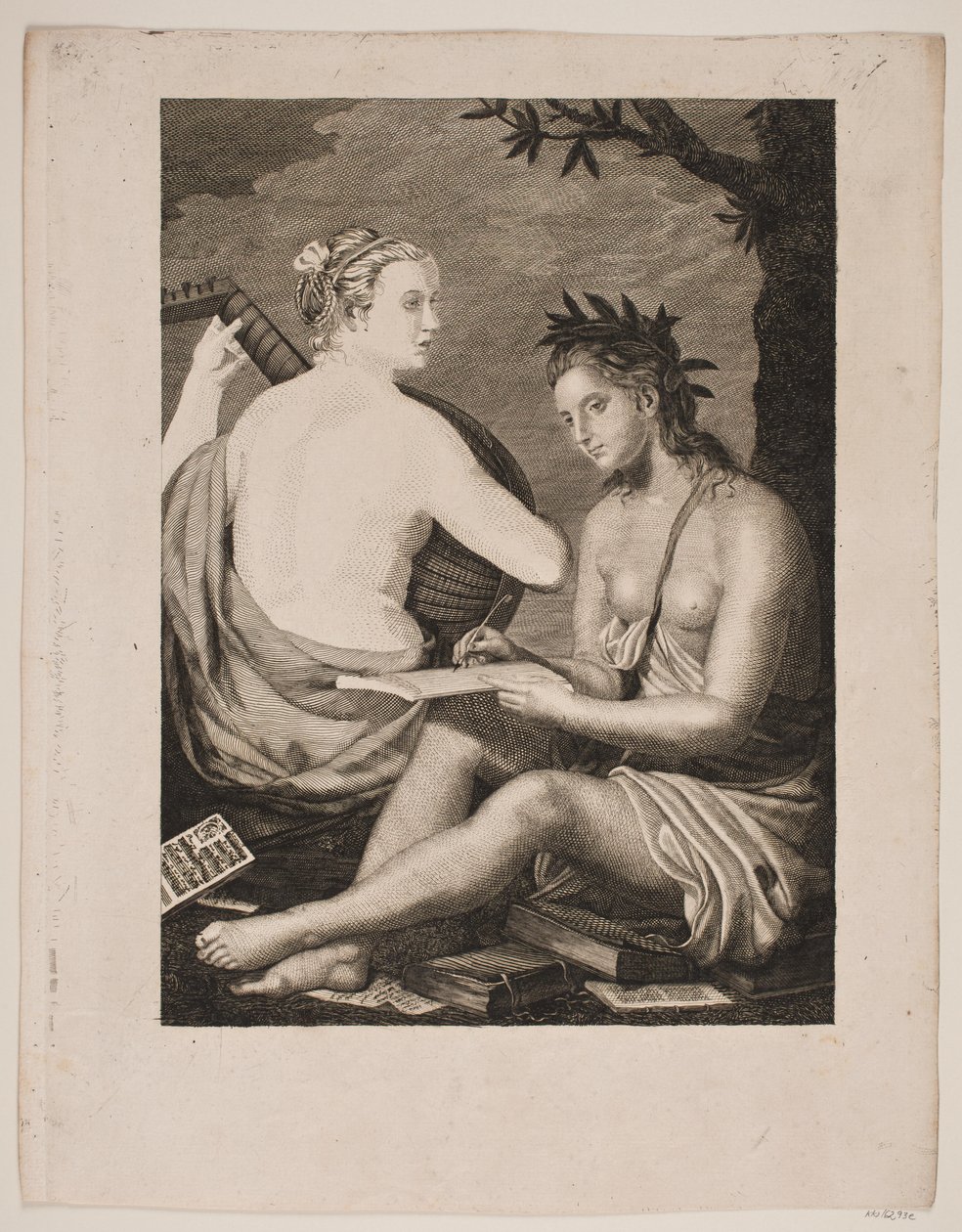 Tersicore e Calliope da Gerhard Ludvig Lahde