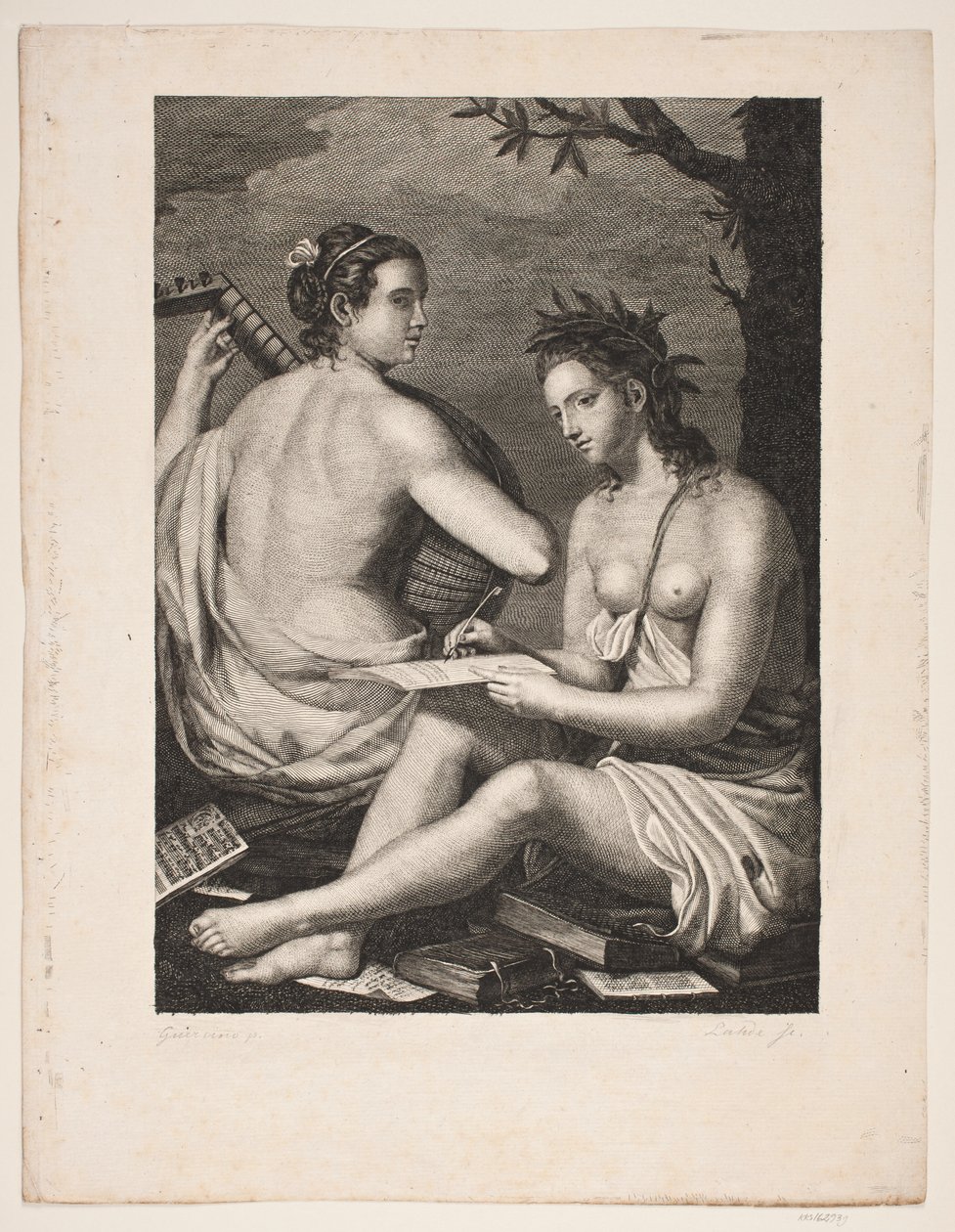 Tersicore e Calliope da Gerhard Ludvig Lahde
