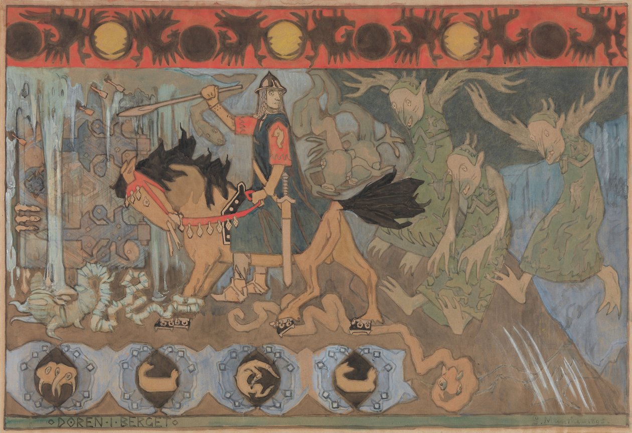 Døren i berget da Gerhard Munthe