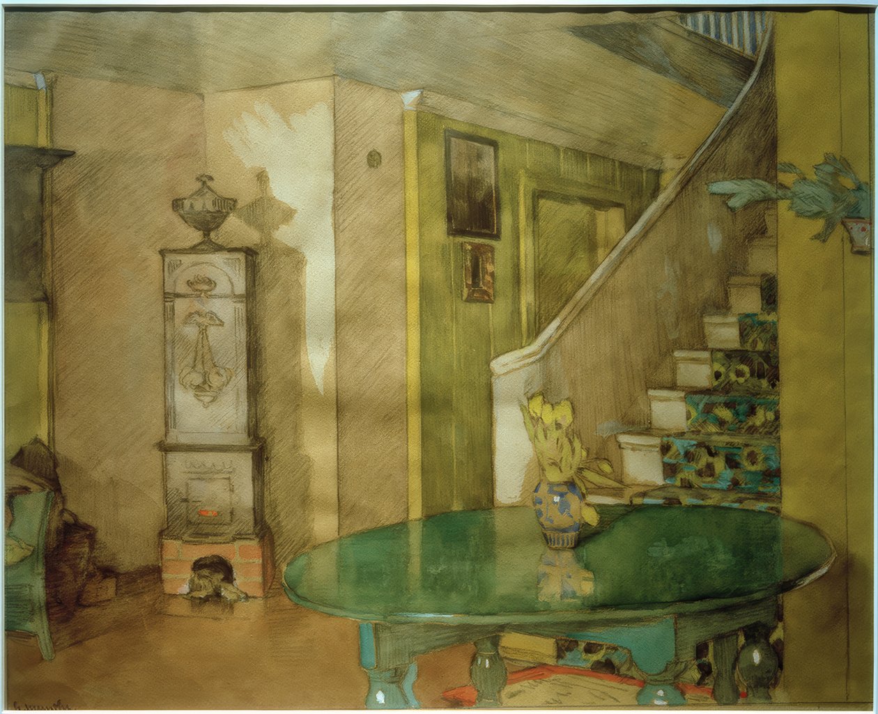 Interno "Leveld" Ingresso da Gerhard Peter Frantz Vilhelm Munthe