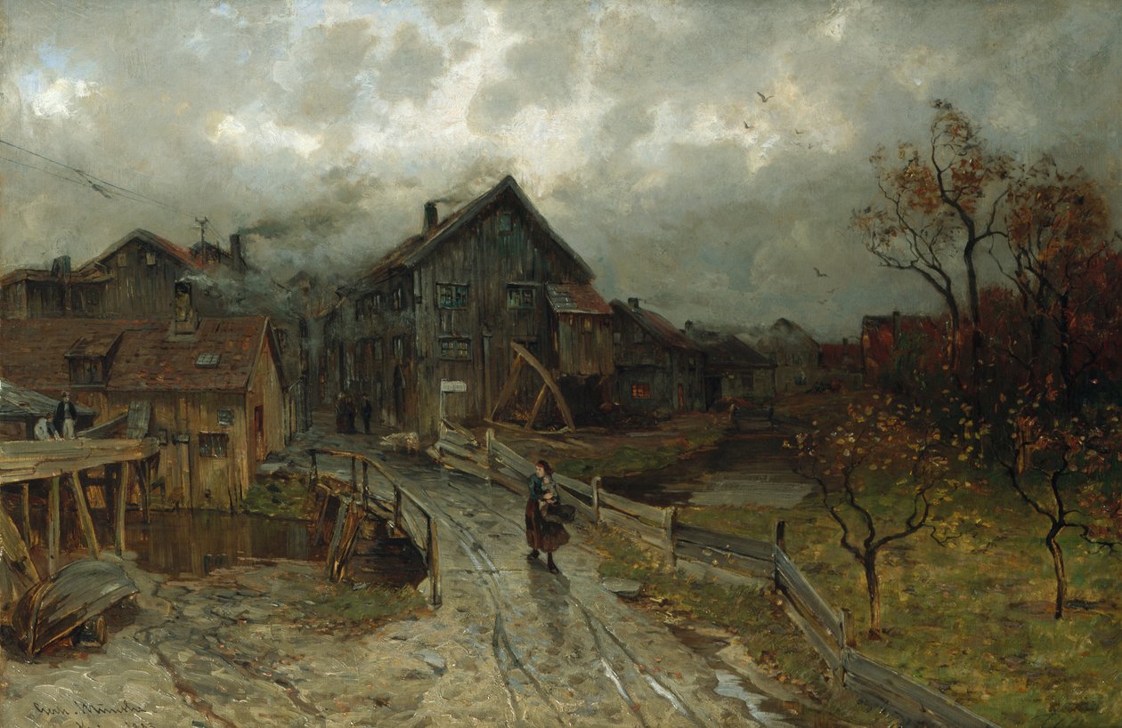 Nybro, Akerselva da Gerhard Peter Frantz Vilhelm Munthe