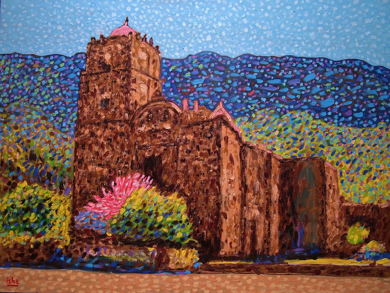 Missione di San Javier, 2020 (olio su tela) da Gerhardt Isringhaus