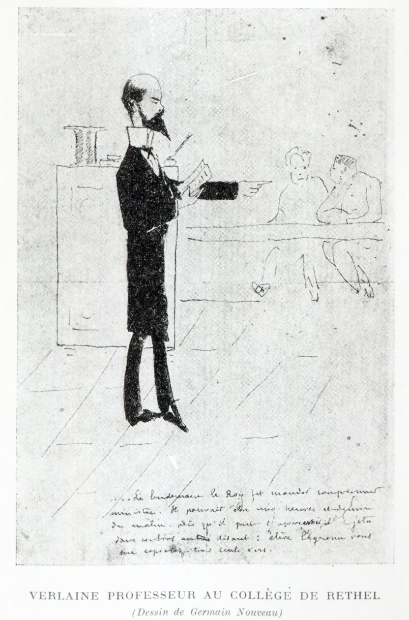 Verlaine che insegna all