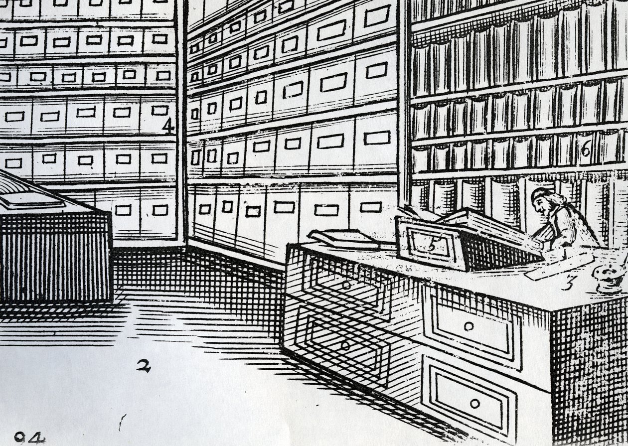 Libreria, illustrazione da 