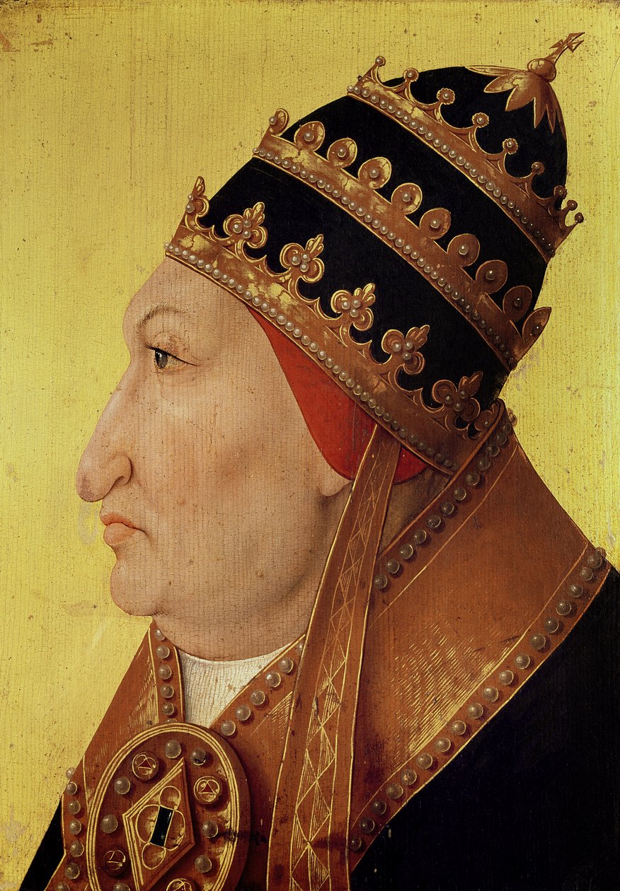 Ritratto di Rodrigo Borgia (1431-1503) Papa Alessandro VI da German School