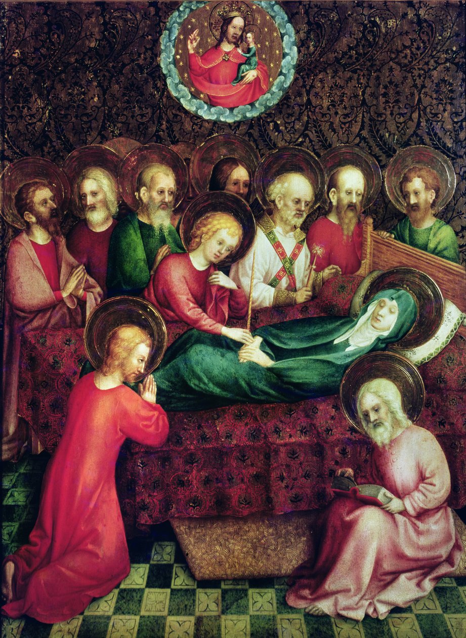 La morte della Vergine, 1450 da German School