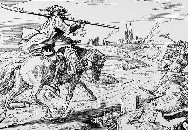 Il Tristo Mietitore Cavalca da German School