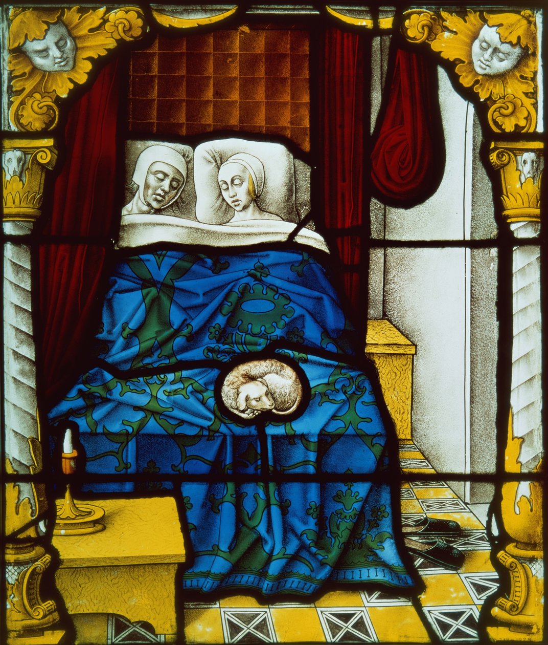 Tobia e Sara nella loro notte di nozze, ca 1520 da German School