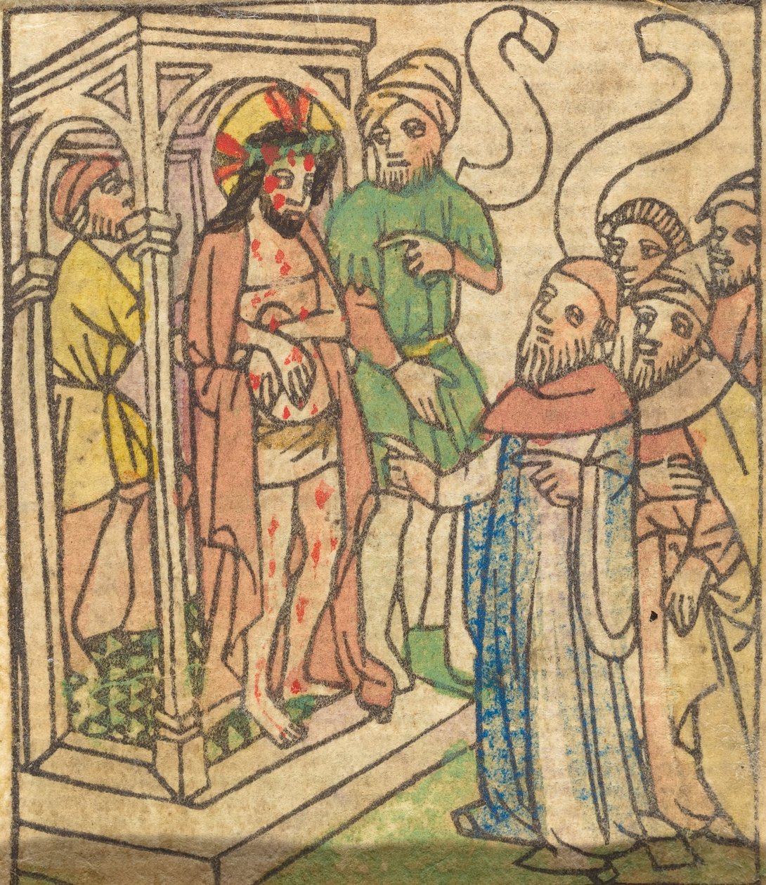 Ecce Homo (verso) da German 15th Century