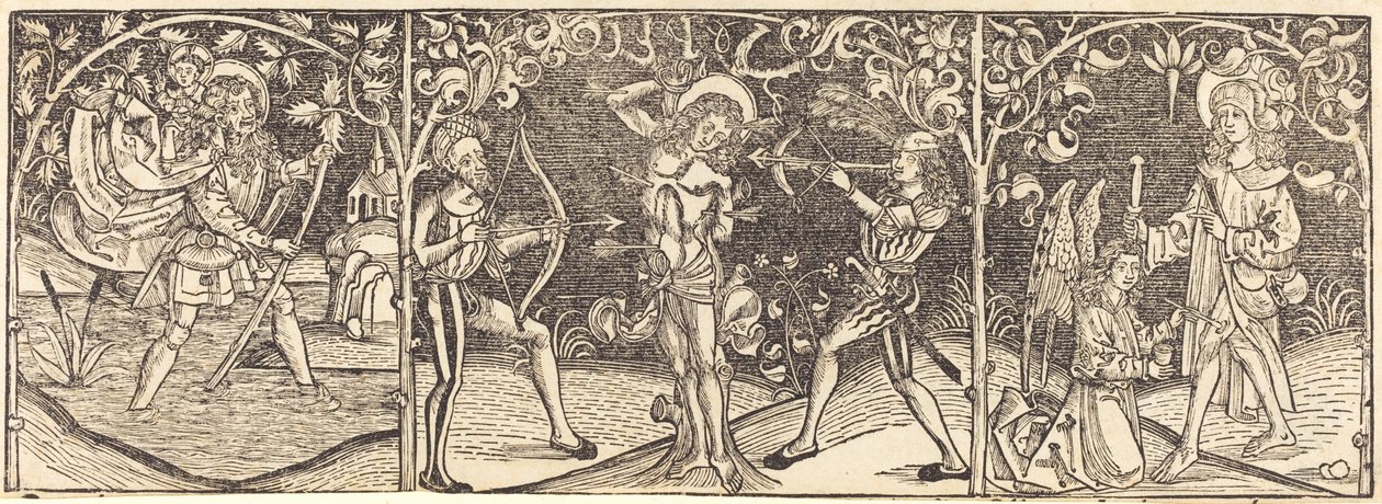 Santi Cristoforo, Sebastiano e Rocco da German 15th Century