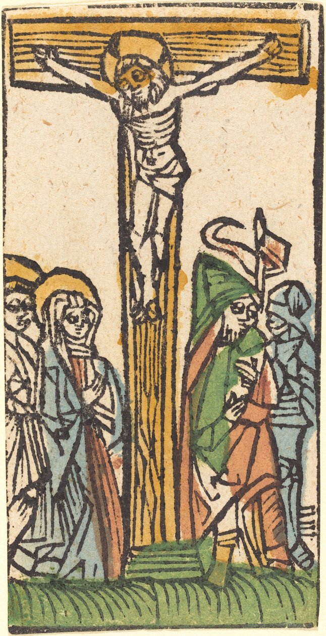 La crocifissione da German 15th Century