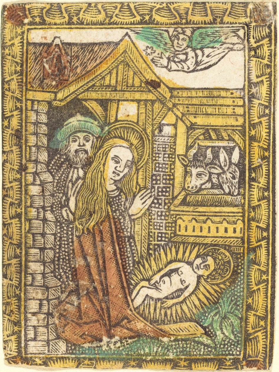 La natività da German 15th Century