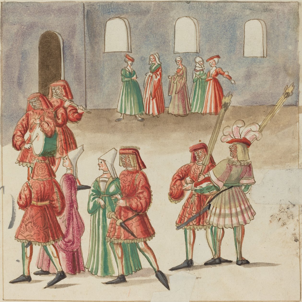 Mascherata da German 16th Century