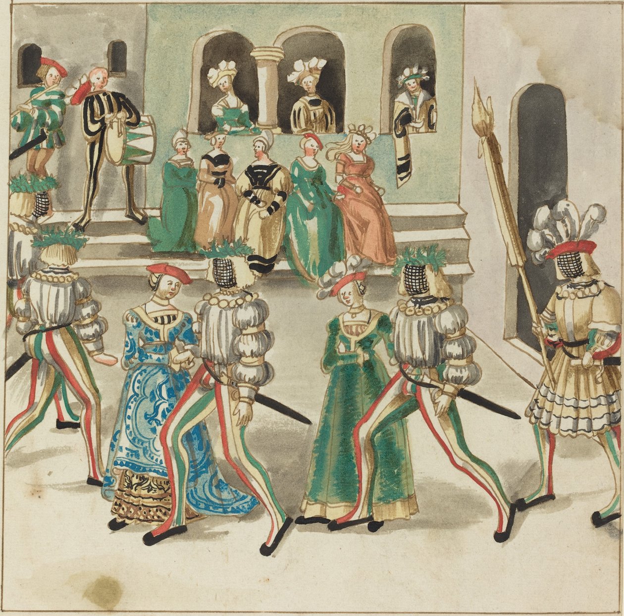 Mascherata da German 16th Century