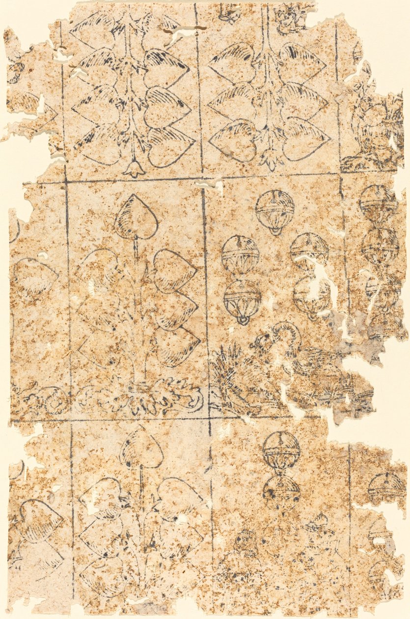 Carta da gioco da German 16th Century