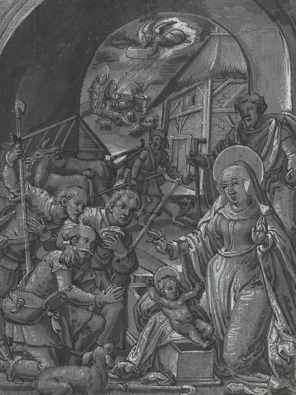 La nascita di Cristo da German 16th Century