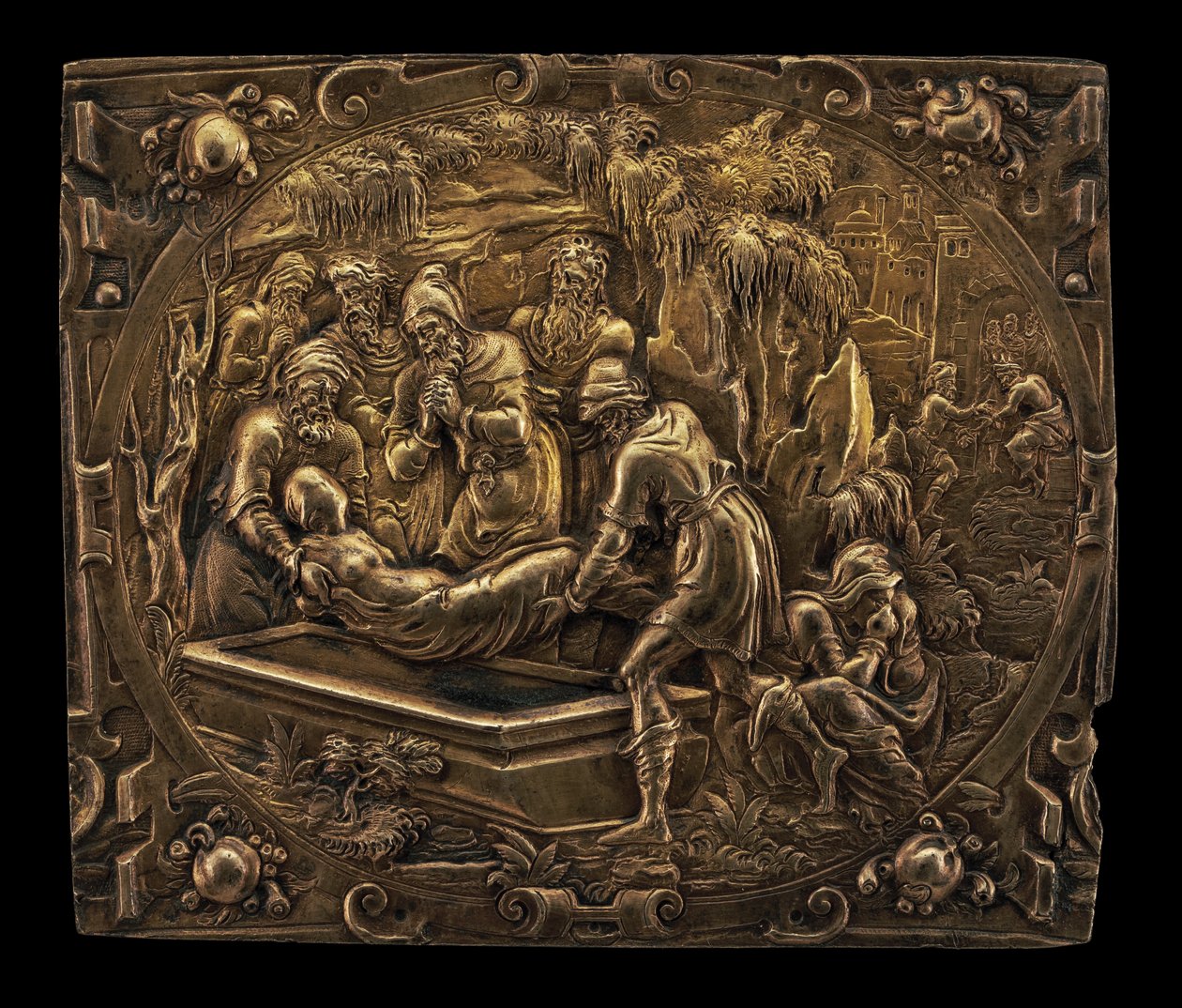 Sepoltura di un santo da German 17th Century