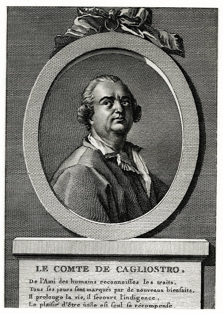 Alessandro Conte Cagliostro da German School