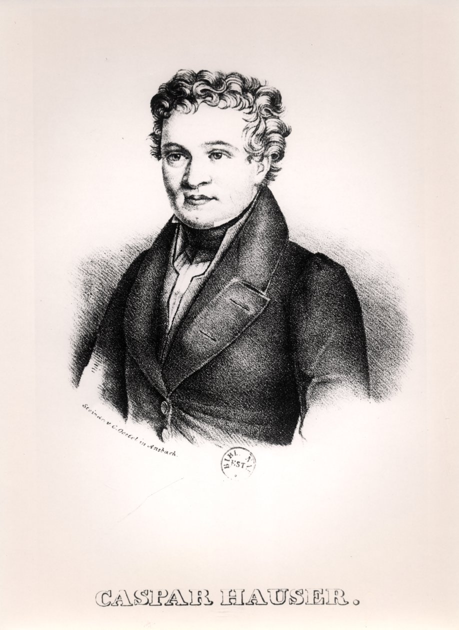 Caspar Hauser (c.1812-1833) da German School